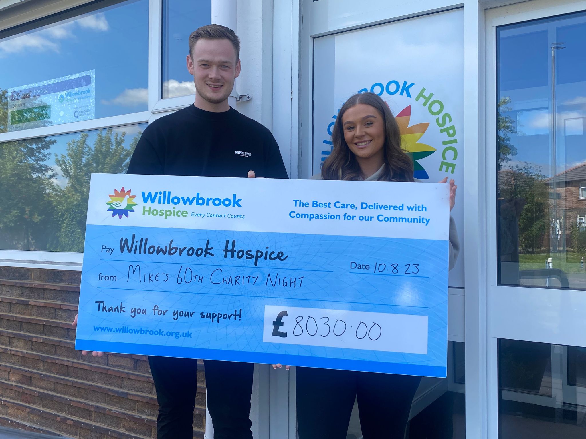 &pound;8,000 raised at Mike's Charity Fundraiser! | Willowbrook Hospice