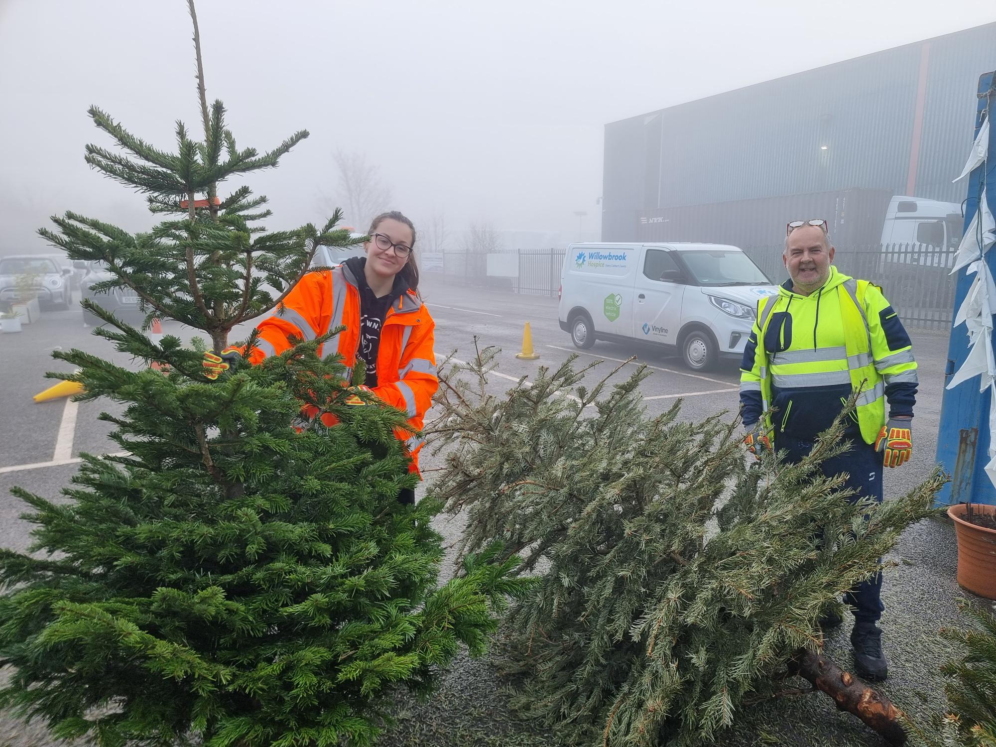 Christmas Tree Recycling Complete! | Willowbrook Hospice